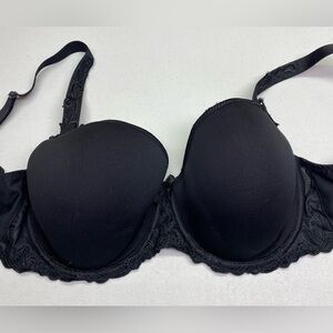 Simone Perele BLK Lightly Lined Underwire T-shirt Bra, 36DDD *P1102